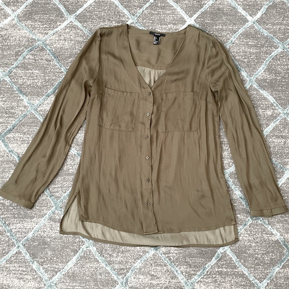 Forever 21 Button Up Blouse